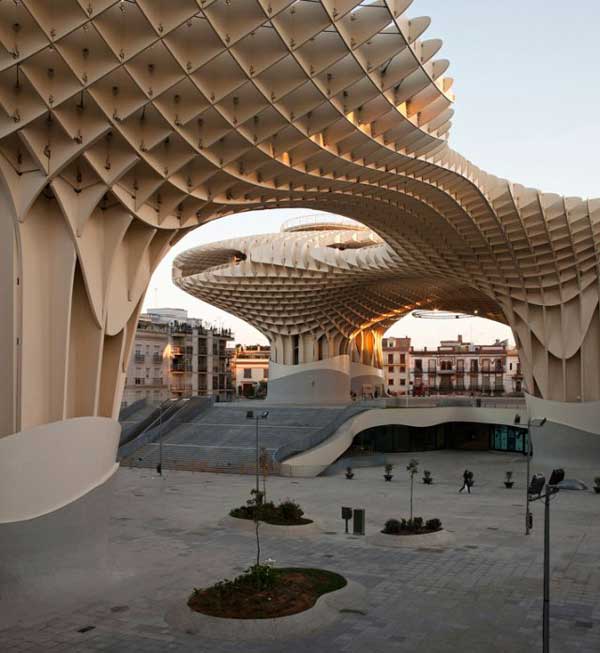 Plaza de la Encarnacion in Seville, Spain.