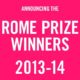 Congratulations to the Rome Prize Winners