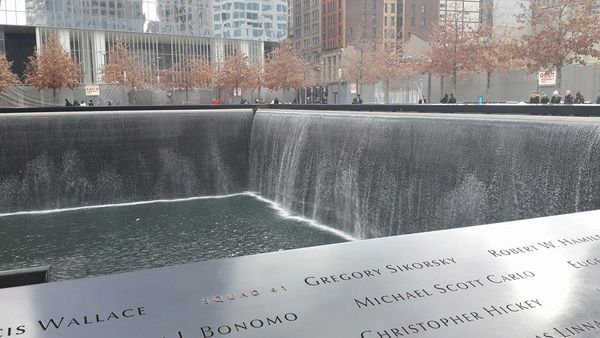 9/11 Memorial site design with Peter Walker; credit: Scott Renwick