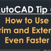 TechBeat Tuesday – AutoCAD Tip #7: How to Use Trim and Extend Even Faster