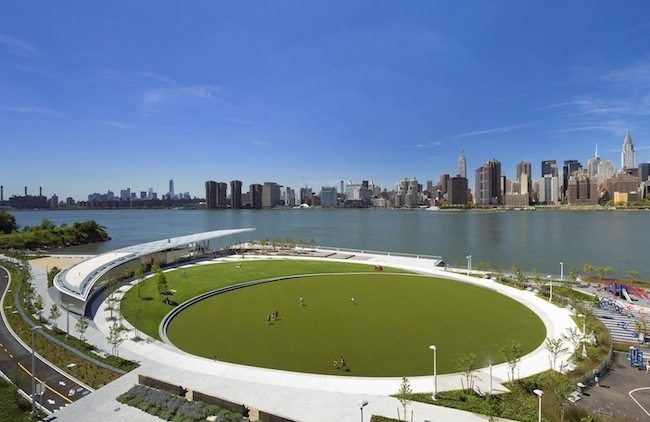 Hunter’s Point South Waterfront Park Serves as a Model of Urban Resiliency in Handling Floodwater