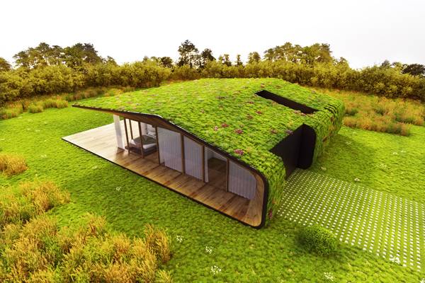 Green Roof Design, Credit: on-a arquitectura