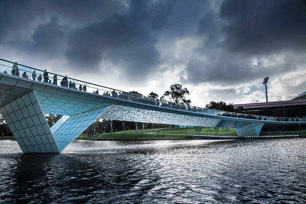 Photo Credit: Adelaide Riverbank Pedestrian Bridge, by Taylor Cullity Lethlean