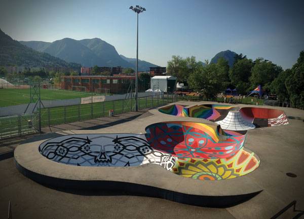 Landscape architecture - Skate park. Credit: Zuk Club