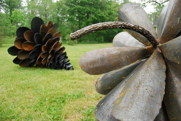 Land art - Photo credit: Upcycled Art Pine Cones by Floyd Elzinga