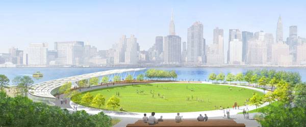 Hunter's Point South Park in New York City. Image Credit: Thomas Balsley Associates