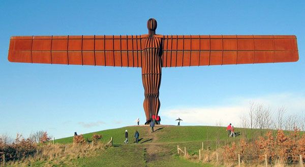 Angel of the North,made from Cor-ten steel. Image credit: © Copyright Andrew Curtis and licensed for reuse under this Creative Commons Licence. 2.0