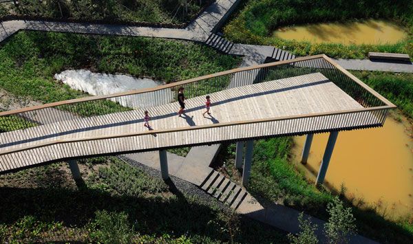 Qunli Stormwater Park. Photo credit: Turenscape