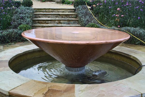 Whirlpool copper bowl sculpture Photo credit: Giles Rayner