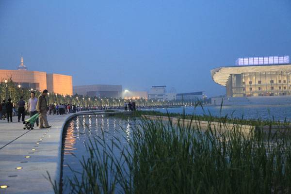 Tianjin Cultural Park. Photo credit: Dreiseitl