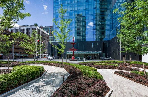 The Four Seasons Hotel and Residences Landscape Design. Photo courtesy of Claude Cormier + Associés