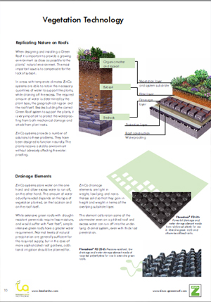 Vegetation Technology inside the guide. Print screen from the ebook Green Roof Construction: The Essential Guide