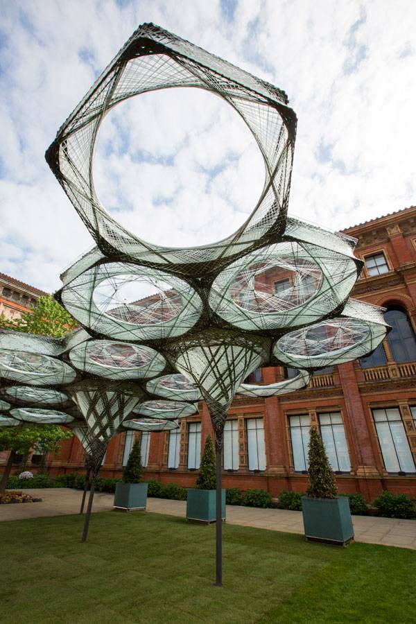 Elytra Filament Pavilion at the V&A Credit: Victoria and Albert Museum, London