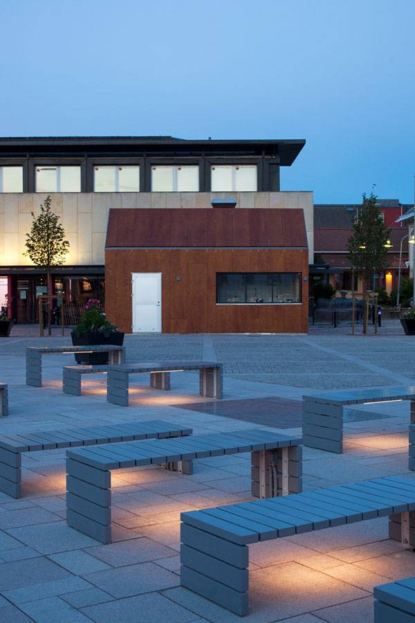 Kungsbacka Square. Photo courtesy of White Arkitekter
