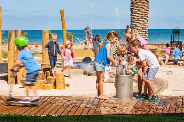 Glenelg Foreshore Playspace . Photo credit: Sweet Lime Photo