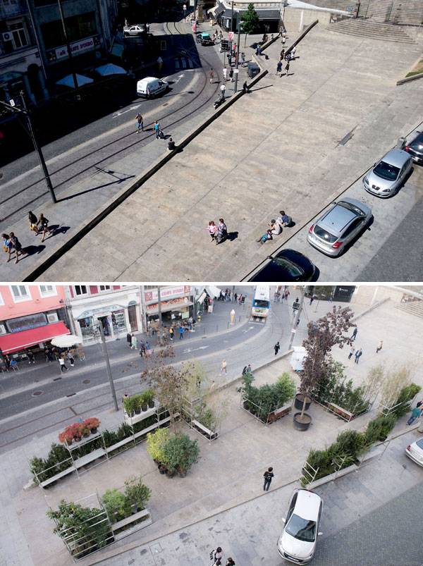 OFFF Batalha project before and after. Photo credit: Ana Oliveira
