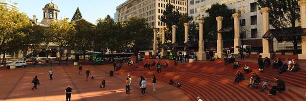 Pioneer Courthouse Square & Pioneer Place