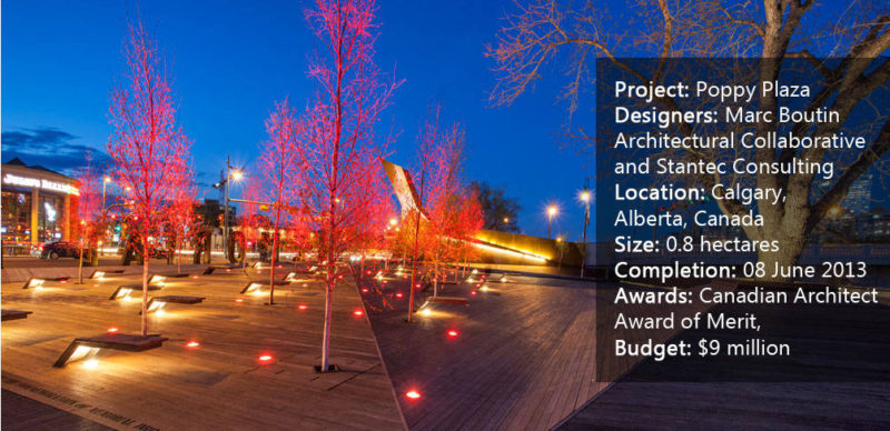 Poppy Plaza by Marc Boutin Architectural Collaborative and Stantec Consulting, Calgary, CanadaPoppy Plaza by Marc Boutin Architectural Collaborative and Stantec Consulting, Calgary, Canada