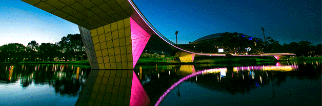 Photo Credt: Adelaide Riverbank Pedestrian Bridge, by Taylor Cullity Lethlean