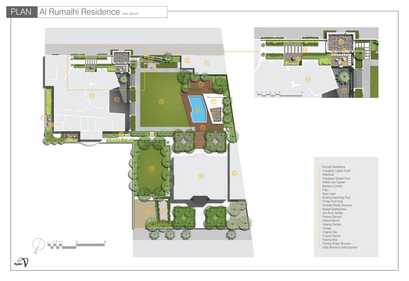 residential garden presentation board 1