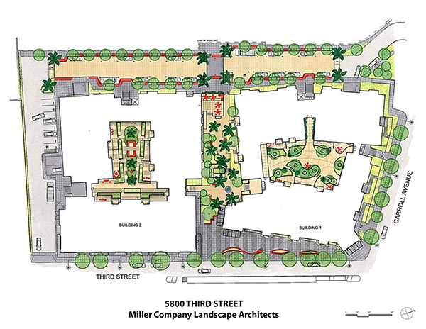 Site Plan, 5800 Third Street