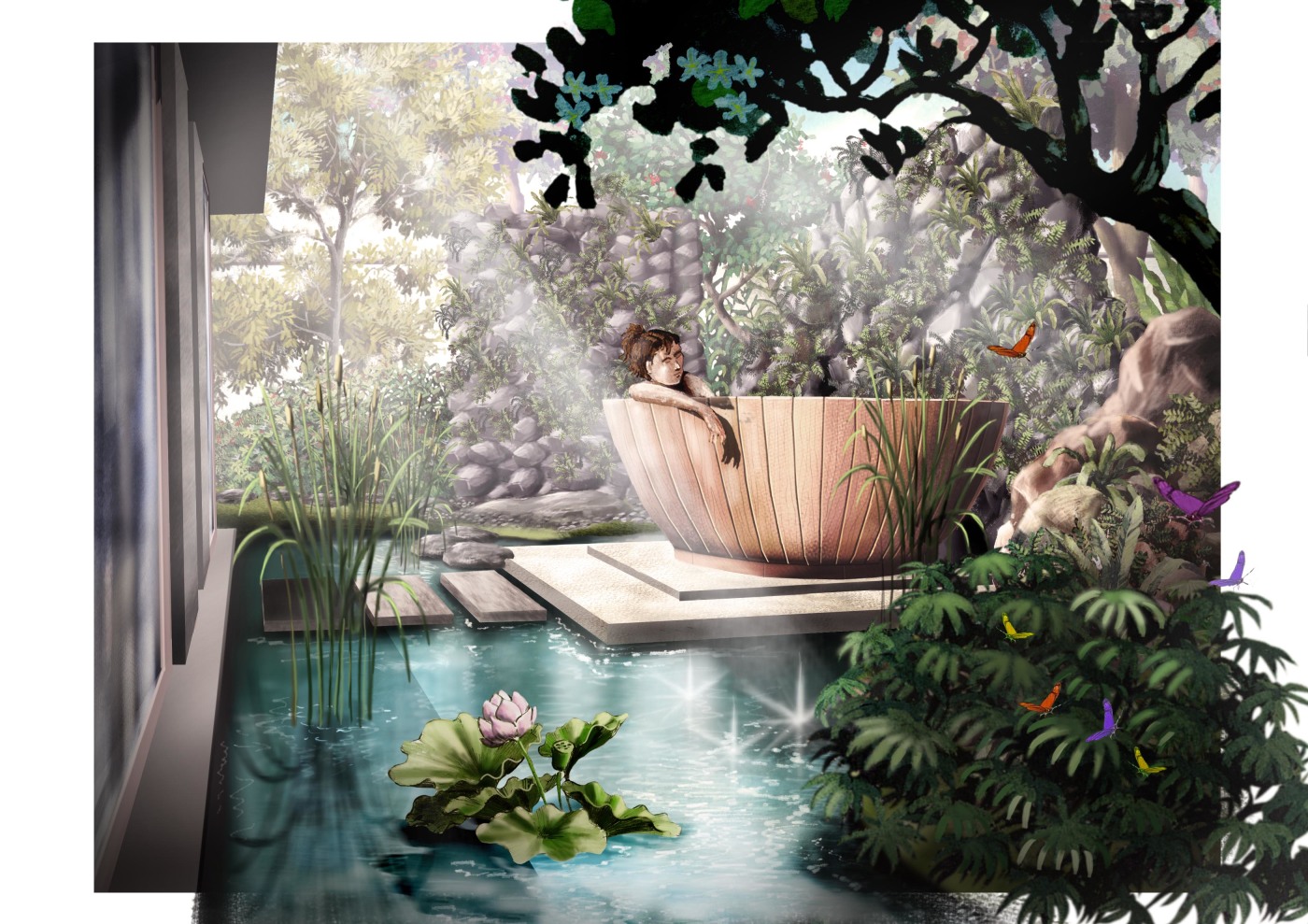 OUTDOOR BATH TUB 02