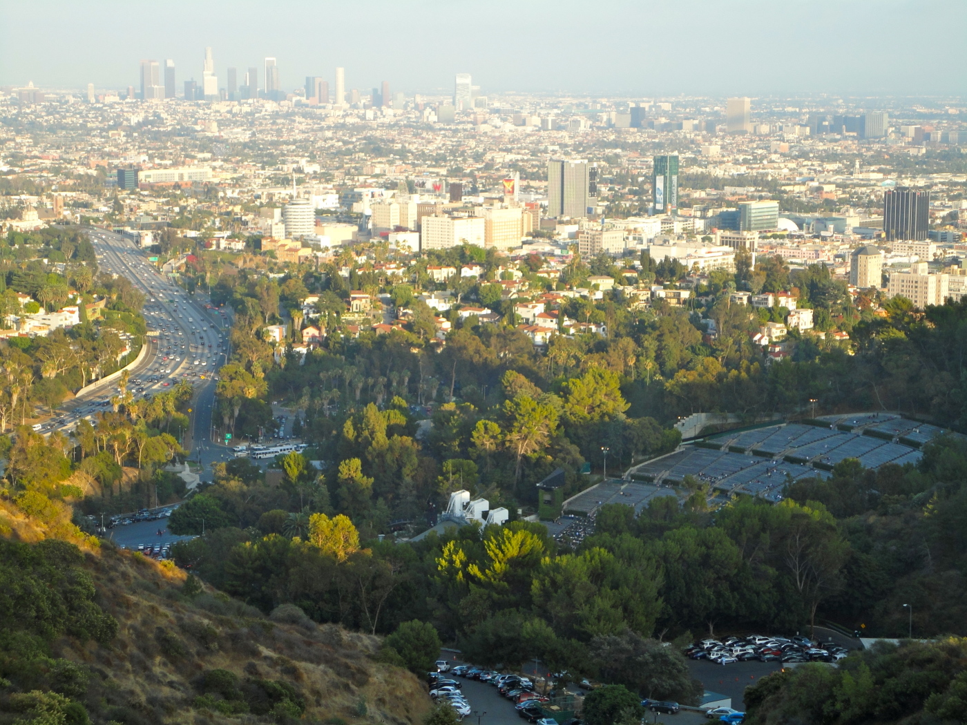 LA as seen from Muholland Drive