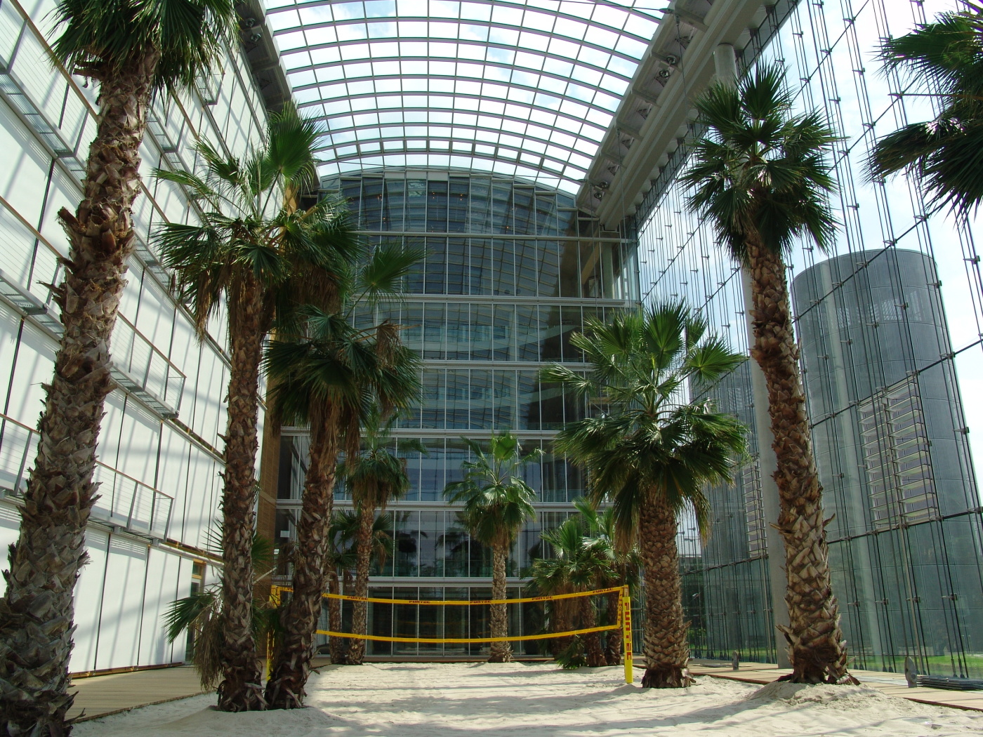 Beach courtyard