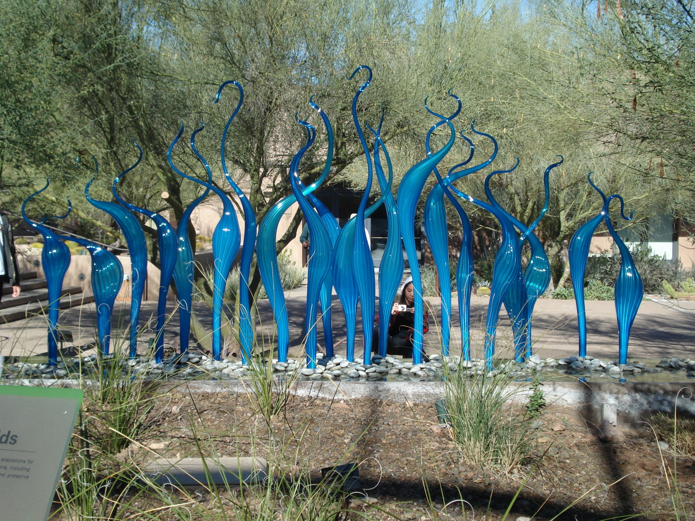 Blue Chihuly Standing 1