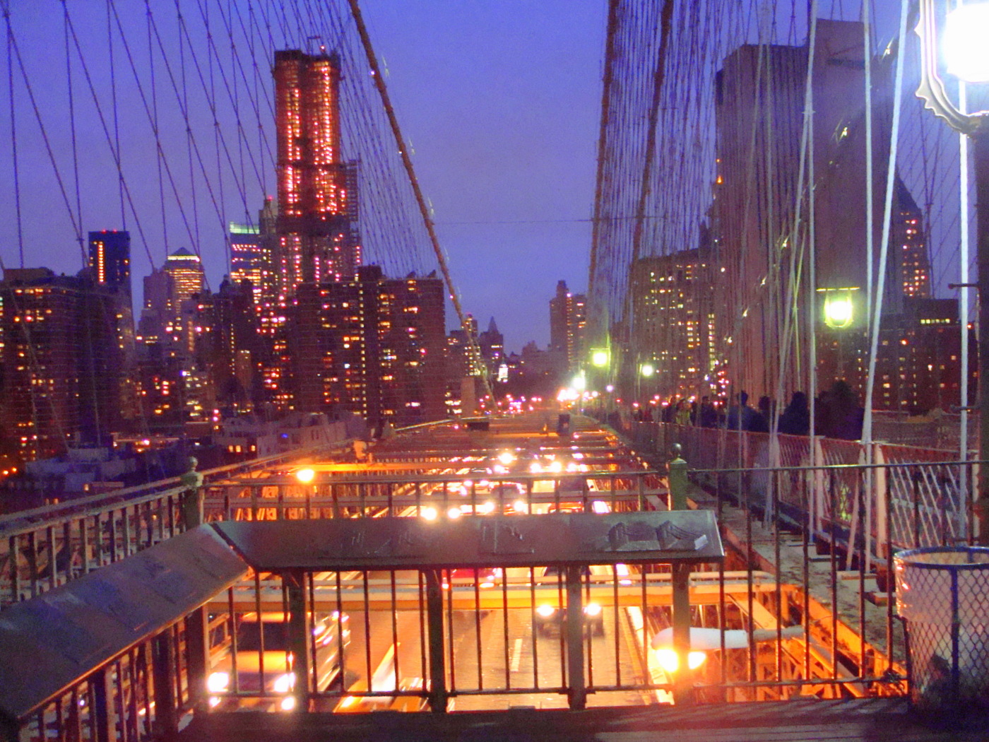 New York City from the Brooklyn Bridge