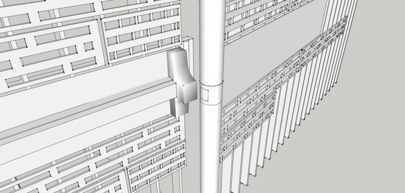 Custom Corten Gate  – Detail Development