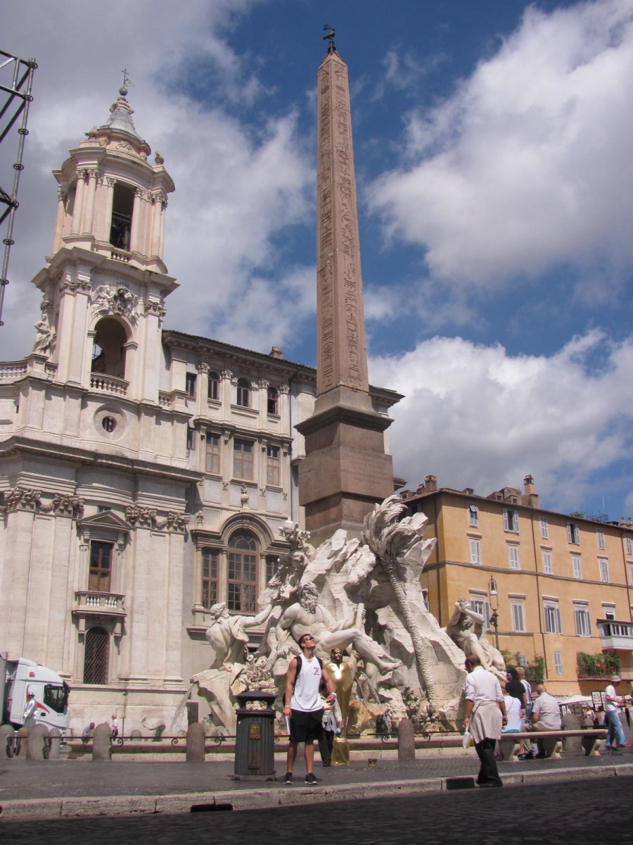 Fontana dei Quattro Fiumi, Piazza Navona, Roma