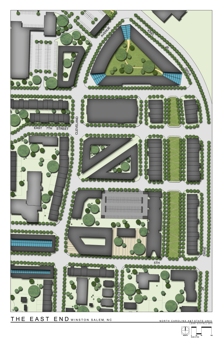East Winston Salem Community Design Urban Node Plan