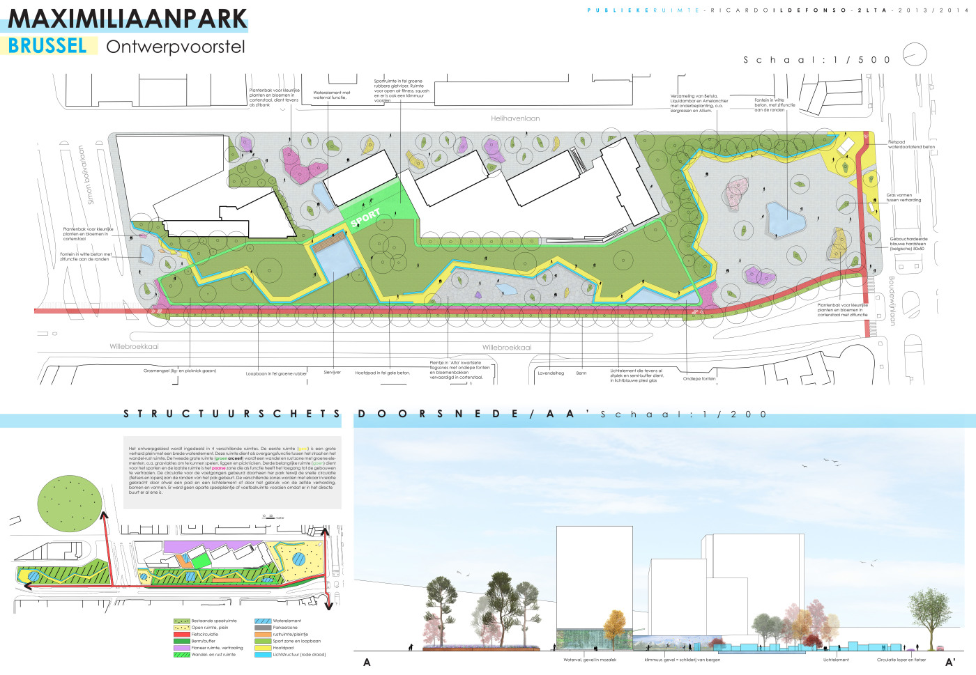 Study work, urban design 2013