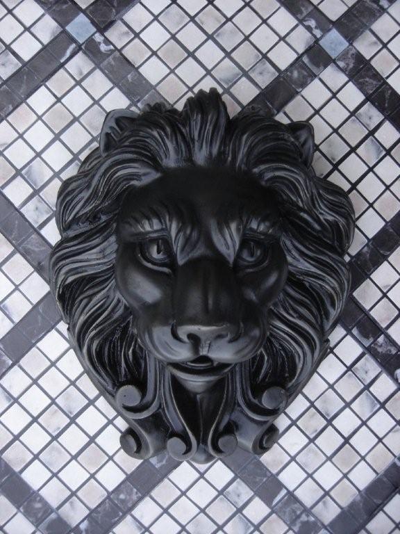 Small Lions Head Bronze Mask