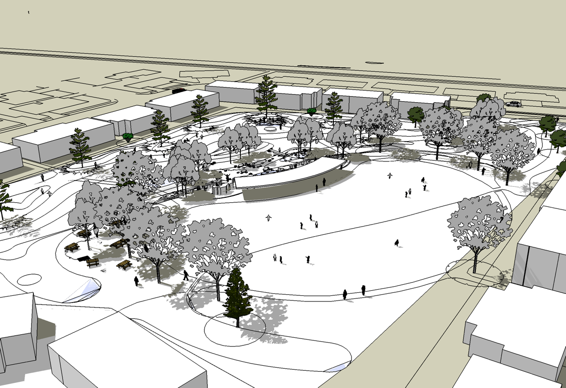 Pacific Park Sketchup View
