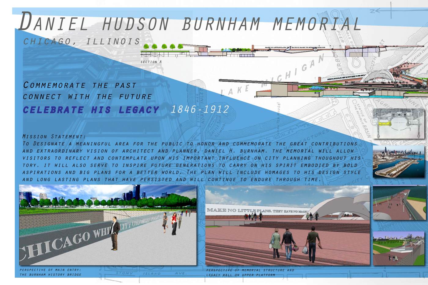 Daniel Burnham Memorial, Chicago, IL