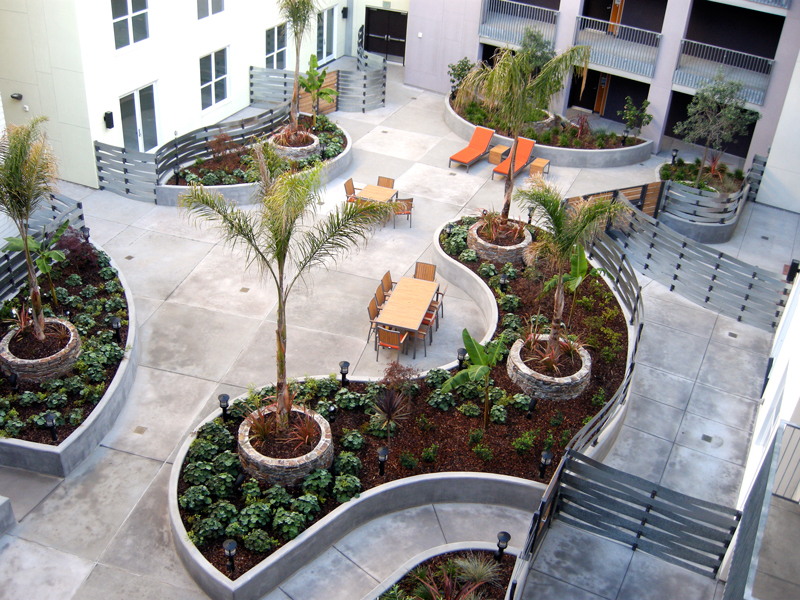 Building 1 Courtyard, 5800 Third Street