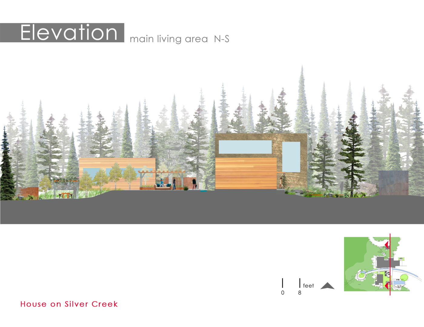 House on Silver Creek- Elevation