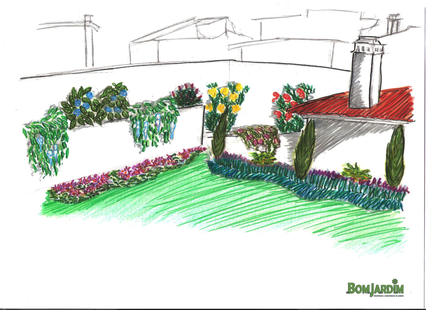 Private house garden Sintra