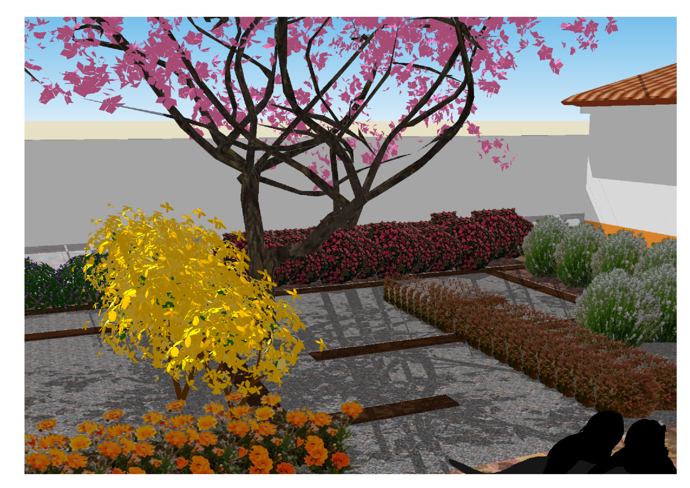 3D View – House Garden
