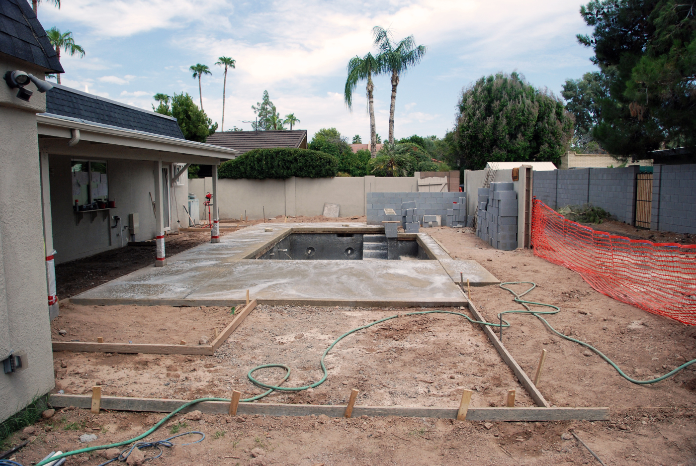 pool deck