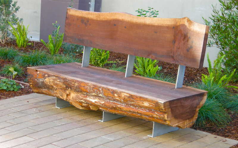 Redwood Bench, 5800 Third Street