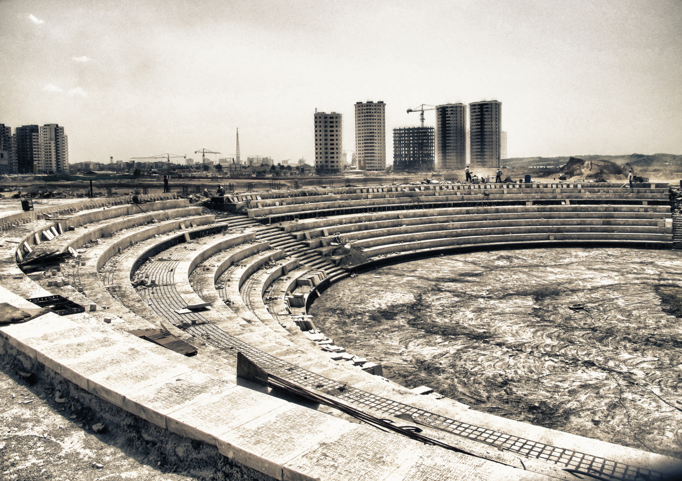 East Amphitheater under construction