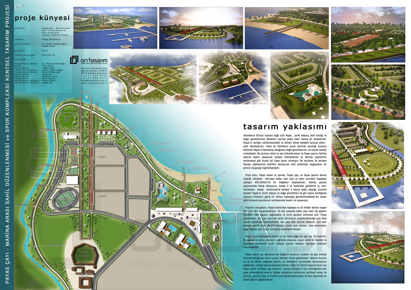 Shore Design Between Payas Stream and Marina & Sport Complex Urban Design Project