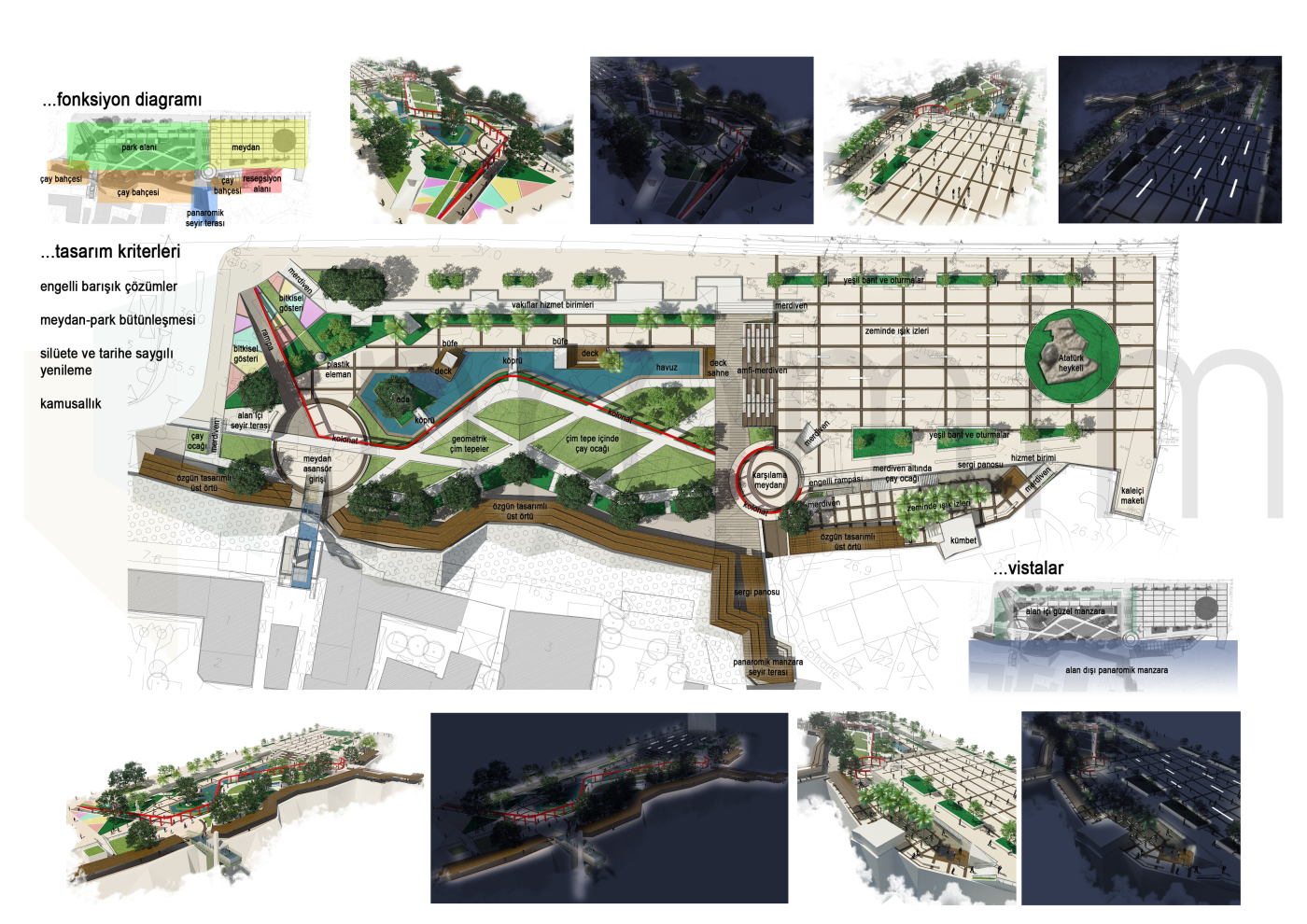 Antalya Republic Square & Urban Park Pre-Design Plan