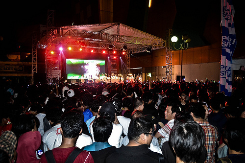 Stage of JKT 48 concert