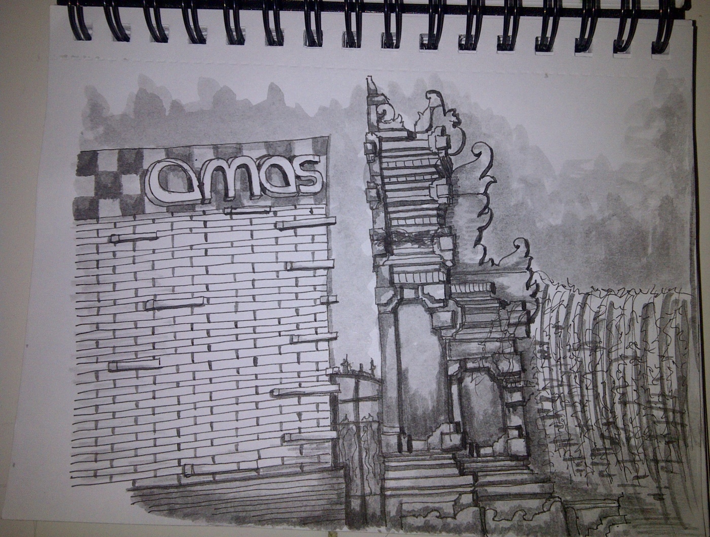 Main Entrance at Amas Gallery – Ubud