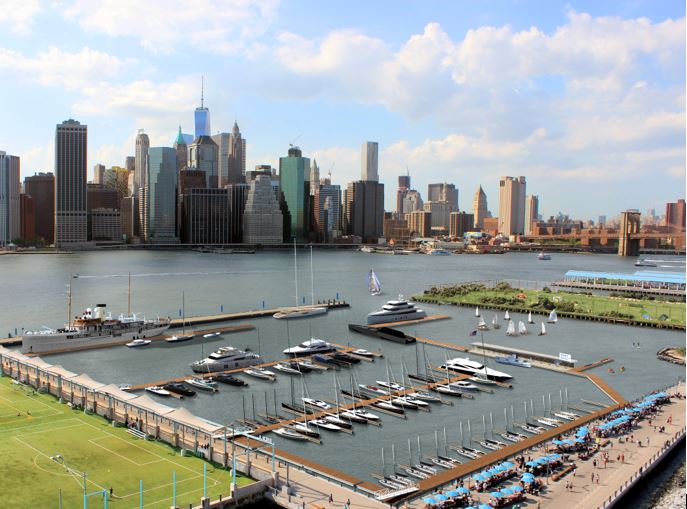 NYC’s First New Marina in Over 50 Years Opens in Brooklyn Heights
