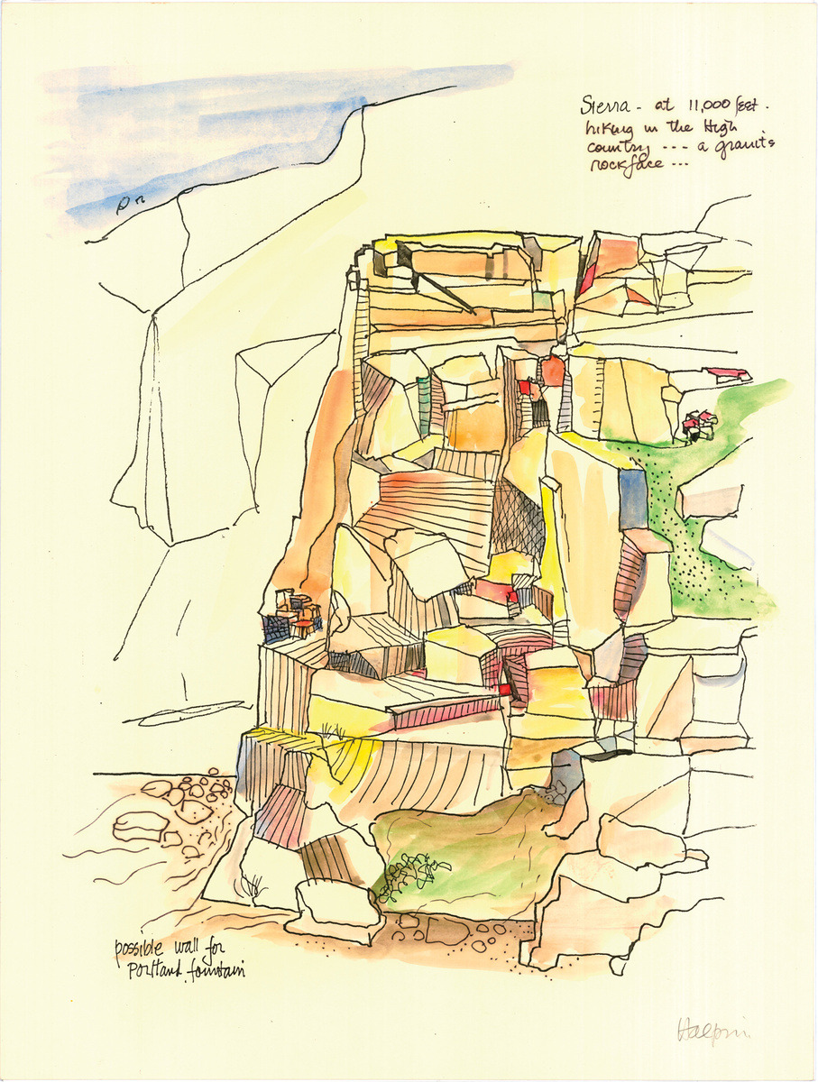 Lawrence Halprin Design Sketch  Land8